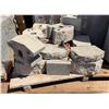 Image 1 : Multiple Concrete Retaining Wall Blocks 17" x 12" x 8"H