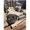 Image 2 : Multiple Concrete Retaining Wall Blocks 17" x 12" x 8"H