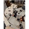 Image 3 : Multiple Concrete Retaining Wall Blocks 17" x 12" x 8"H