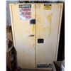 Image 1 : JustRite Sure-Grip EX Flammable Liquid Storage Cabinet 43" x 18" x 65"H w/ Contents: Paint, Cleaners