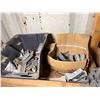 Image 17 : Contents of Container: Shelving  Units, Tools, Metal Tracks, Hardware, Brackets, Hoses, etc