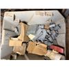 Image 18 : Contents of Container: Shelving  Units, Tools, Metal Tracks, Hardware, Brackets, Hoses, etc