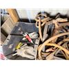 Image 20 : Contents of Container: Shelving  Units, Tools, Metal Tracks, Hardware, Brackets, Hoses, etc