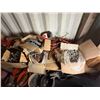 Image 4 : Contents of Container: Shelving  Units, Tools, Metal Tracks, Hardware, Brackets, Hoses, etc