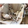 Image 13 : Contents of Container: Shelving  Units, Tools, Brackets, Clamps, Landscape Tools, Cords, Hardware, e