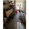 Image 1 : Contents of Container: Shelving  Units, Tools, Brackets, Clamps, Landscape Tools, Cords, Hardware, e