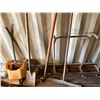 Image 6 : Contents of Container: Shelving  Units, Tools, Brackets, Clamps, Landscape Tools, Cords, Hardware, e