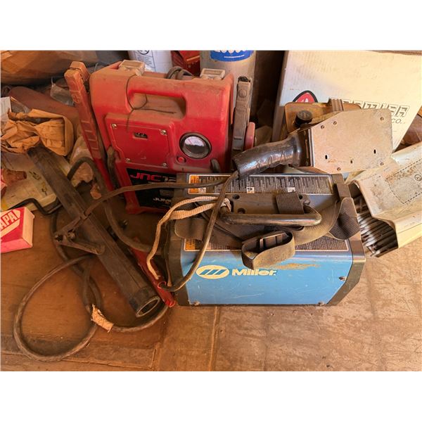 Miller Thunderbolt 160 Welder, Jump & Carry Jump Starter, Husqvarna Diamond Core Bit, etc
