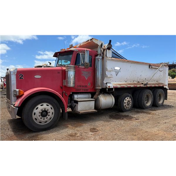 1981 Peterbilt Tandem Dump Truck w/ Drop Axle (Doesn't Run - No ECU)