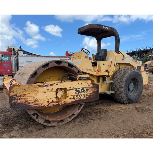 Sakai SV510 Roller (Starts & Runs - See Video)