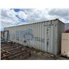 Image 9 : White 40' Shipping Container (contents not included) - pickup the week after auction ends