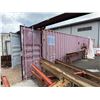 Image 10 : Red 40' Shipping Container (contents not included) - pickup the week after the auction ends