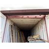 Image 14 : Red 40' Shipping Container (contents not included) - pickup the week after the auction ends