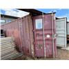 Image 2 : Red 40' Shipping Container (contents not included) - pickup the week after the auction ends