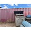 Image 3 : Red 40' Shipping Container (contents not included) - pickup the week after the auction ends