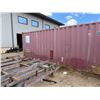 Image 4 : Red 40' Shipping Container (contents not included) - pickup the week after the auction ends