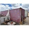 Image 7 : Red 40' Shipping Container (contents not included) - pickup the week after the auction ends