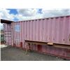 Image 9 : Red 40' Shipping Container (contents not included) - pickup the week after the auction ends