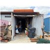 Image 11 : White 40' Shipping Container w/ Reinforced Roof (contents not included) - pickup the next week
