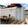 Image 2 : White 40' Shipping Container w/ Reinforced Roof (contents not included) - pickup the next week