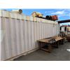 Image 4 : White 40' Shipping Container w/ Reinforced Roof (contents not included) - pickup the next week