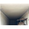 Image 14 : Gray 40' Shipping Container (contents not included) - pickup the week after the auction ends