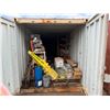Image 13 : Yellow 40' Shipping Container w/ Reinforced Roof  (contents not included) - pick up the week after