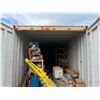 Image 15 : Yellow 40' Shipping Container w/ Reinforced Roof  (contents not included) - pick up the week after