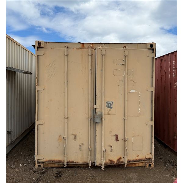 Yellow 40' Shipping Container w/ Reinforced Roof  (contents not included) - pick up the week after