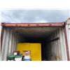 Image 14 : Red 40' Shipping Container (contents not included) - pick up the week after the auction ends