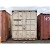 Image 10 : White 40' Shipping Container w/ Reinforced Roof & Roll-Up Door (contents not included)