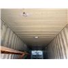 Image 18 : White 40' Shipping Container w/ Reinforced Roof & Roll-Up Door (contents not included)