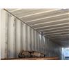 Image 20 : White 40' Shipping Container w/ Reinforced Roof & Roll-Up Door (contents not included)