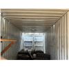 Image 21 : White 40' Shipping Container w/ Reinforced Roof & Roll-Up Door (contents not included)