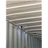 Image 28 : White 40' Shipping Container w/ Reinforced Roof & Roll-Up Door (contents not included)