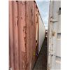 Image 11 : Red 40' Shipping Container w/ Side Door (contents not included) - pickup the following week