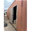 Image 12 : Red 40' Shipping Container w/ Side Door (contents not included) - pickup the following week