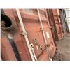 Image 16 : Red 40' Shipping Container w/ Side Door (contents not included) - pickup the following week