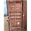 Image 17 : Red 40' Shipping Container w/ Side Door (contents not included) - pickup the following week