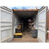 Image 20 : Red 40' Shipping Container w/ Side Door (contents not included) - pickup the following week
