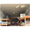 Image 23 : Red 40' Shipping Container w/ Side Door (contents not included) - pickup the following week