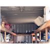 Image 24 : Red 40' Shipping Container w/ Side Door (contents not included) - pickup the following week