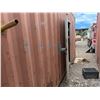 Image 7 : Red 40' Shipping Container w/ Side Door (contents not included) - pickup the following week