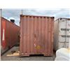 Image 9 : Red 40' Shipping Container w/ Side Door (contents not included) - pickup the following week