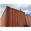 Image 10 : Red 40' Shipping Container (contents not included) - pickup the week after auction ends