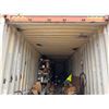 Image 18 : Red 40' Shipping Container (contents not included) - pickup the week after auction ends