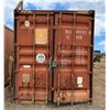 Image 1 : Red 40' Shipping Container (contents not included) - pickup the week after auction ends