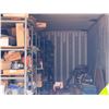 Image 21 : Red 40' Shipping Container (contents not included) - pickup the week after auction ends