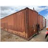 Image 7 : Red 40' Shipping Container (contents not included) - pickup the week after auction ends