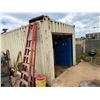 Image 2 : White 40' Shipping Container w/ Roll-Up Door (contents not included) - pickup the following week